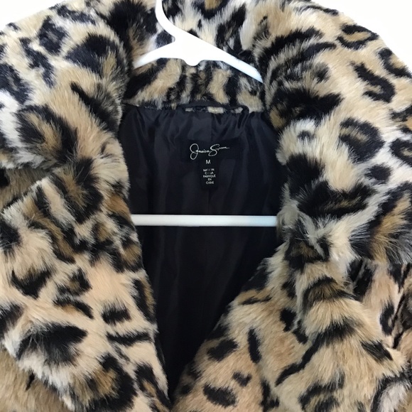 Jessica Simpson | Faux Fur Cheetah Jacket. M - Picture 5 of 7